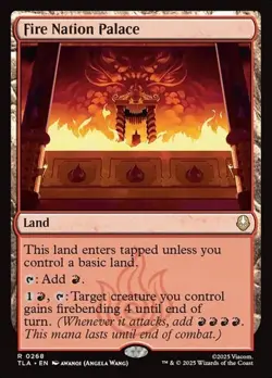 Fire Nation Palace - Foil TLA NM MTG - Image 1