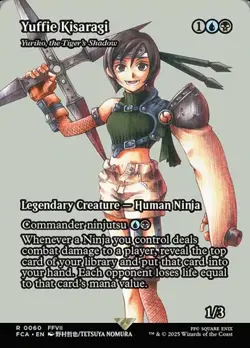 Yuriko, the Tiger's Shadow "Yuffie Kisaragi" - Foil Showcase FCA NM MTG - Image 1