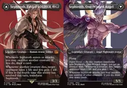 Sephiroth, Fabled SOLDIER // Sephiroth, One-Winged Angel (#382) - Foi FIN NM MTG - Image 1