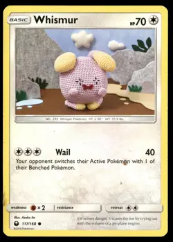 Whismur 117/168 Common Celestial Storm Pokemon Near Mint - Image 1