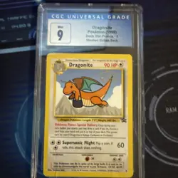 Dragonite Pokemon (1999) Black Star Promo - 5 Mewtwo Strikes Back CGC MINT 9 - Image 1
