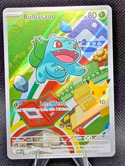 Pokemon TCG Bulbasaur 037 Promo Illustration First Partner 30th Anniversary NM - Image 1