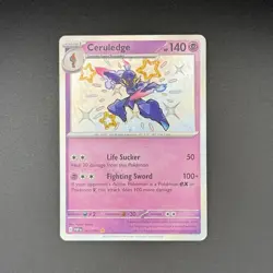 Pokemon TCG Ceruledge 162/091 SV: Paldean Fates Shiny Rare Holo - Image 1