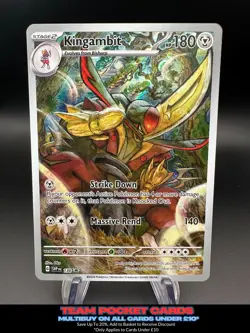 Kingambit SVP130, Black Star Promo, Pokemon, NM - Image 1