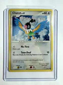 2007 Pokemon Chatot LV.27 DP14 Diamond & Pearl Promo LP - Image 4