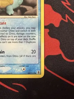 Ditto (Squirtle) 64/113 Delta Species Vintage Pokemon TCG - NM! - Image 4