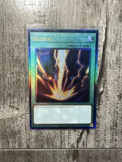 RA05-EN110 Raigeki Ultimate Rare 1st Ed YuGiOh NM - Image 1