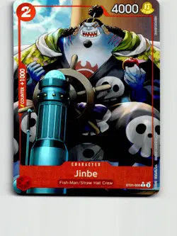 Jinbe (Parallel) ST21-005 Common Starter Deck EX: Gear 5 One Piece Foil LP - Image 1
