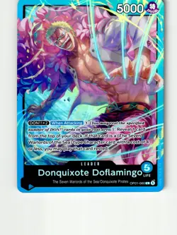 Donquixote Doflamingo OP01-060 Starter Deck 17 Blue One Piece Foil LP - Image 1