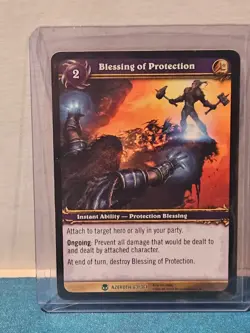 2006 World of Warcraft TCG: Heroes of Azeroth Blessing of Protection #63 - Image 1