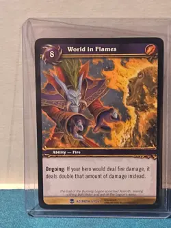 2006 World of Warcraft TCG: Heroes of Azeroth World in Flames #61 - Image 1
