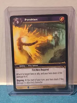 2006 World of Warcraft TCG: Heroes of Azeroth Pyroblast #59 - Image 1