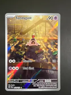 Sandygast 214/193 Illustration Rare Paldea Evolved Pokemon Card NM - Image 2