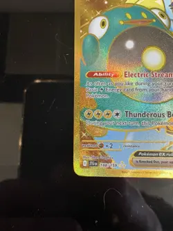 Pokemon TCG Ionos Bellibolt EX 188/159 Journey Together Gold Secret Rare Card NM - Image 5