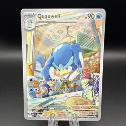 Quaxwell 207/193 Holo Illustration Rare Paldea Evolved Pokemon Card Near Mint LP - Image 1