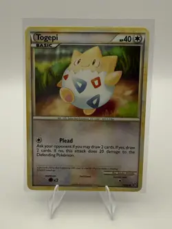 Togepi 70/90 Common HGSS Undaunted LP Pokemon Card 2010 - Image 1