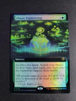Planar Engineering (Extended Art Foil) Rare MTG Secrets of Strixhaven - Image 1