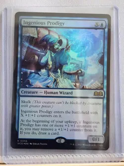 Ingenious Prodigy - WOE - Rare - Foil - NM - Magic the Gathering - MTG - Image 1