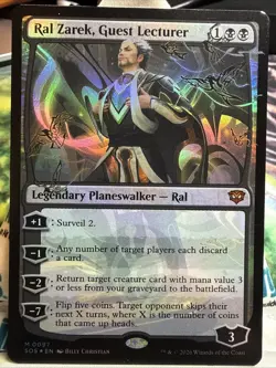 Ral Zarek, Guest Lecturer FOIL -NM/M- Secrets of Strixhaven - Image 1