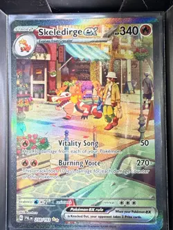 Pokemon TCG - Skeledirge ex - Special Illustration Rare SV02: Paldea Evolved 258 - Image 1