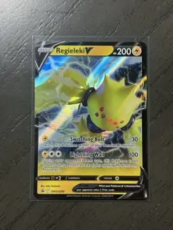 Regieleki V SWSH280 Holo Promo Sword & Shield Promo Pokemon Near Mint - Image 1