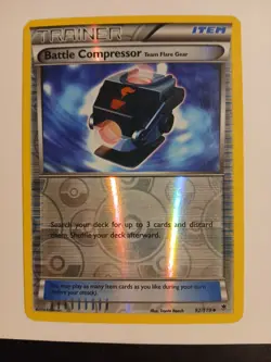 Battle Compressor Rev Holo XY Phantom Forces Pokemon LP Reverse 92/119 - Image 1
