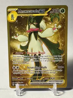 Meowscaradaex Paldea Evolved Hyper Rare Full Art Holo 271/193 Pokemon TCG - Image 1