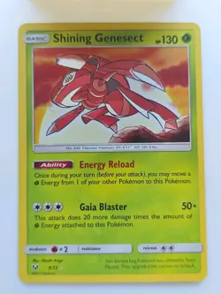 Shining Genesect 9/73 - Shining Legends - Rare Holo - Pokemon TCG - Image 2