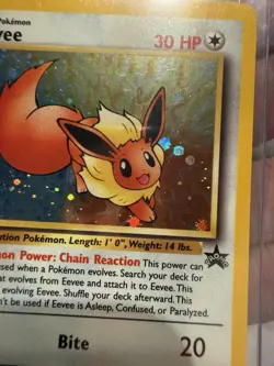 Pokemon Eevee Wotc Black Star Promo 🌟 11/53 Holo Promo English Basic NM - Image 2