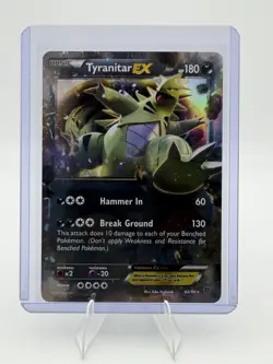 Pokemon TCG Tyranitar EX XY Ancient Origins 42/98 Ultra Rare Holo 180 HP - Image 1