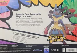 Pokemon TCG Ascended Heroes Mega Lucario Premium Poster Collection Box Sealed - Image 2