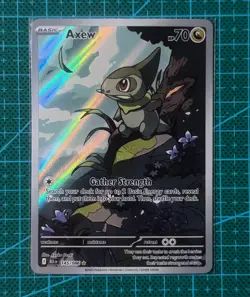 Pokemon TCG Axew 145/086 Illustration Rare Black Bolt English - Image 1