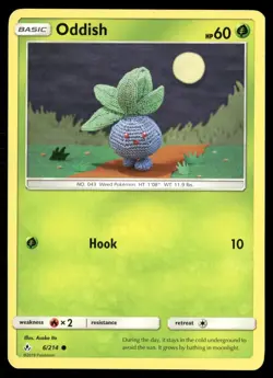 Oddish 6/214 Common Unbroken Bonds Pokemon Lightly Played - Image 1