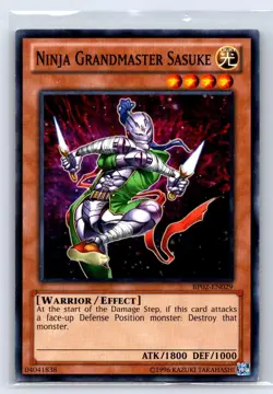Ninja Grandmaster Sasuke Common Structure Deck: Warrior's Triumph SD5-EN015 LP - Image 1