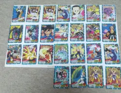 Dragon Ball GT Super Battle Card Set 25 Cards Rare FB01 FB02 Good - Image 1