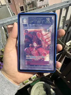 One Piece TCG Monkey D. Luffy ST01-012 ENG BGS 10 Black Label - Image 1