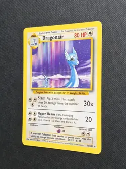 VINTAGE Pokemon TCG Dragonair 18/102 Rare - Base Set - NM- 1999 WotC - Image 4