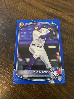 Jojo Parker -2025 Bowman Draft 1st - Blue Border /150 - #BD-8 - Blue Jays - Image 2