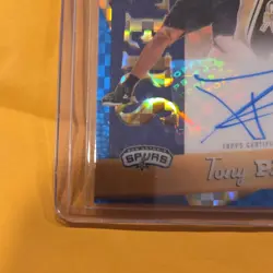 2025-26 Topps Finest Masters Autographs Tony Parker #MA-TP Blue X-Fractor /99 - Image 5