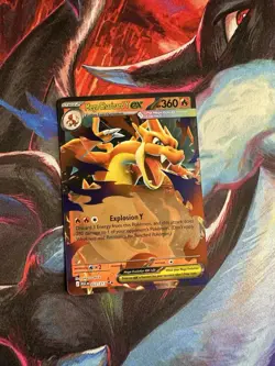 Mega Charizard Y ex 022/217 Ascended Heroes English Pokemon TCG NM - Image 1
