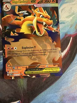 Mega Charizard Y ex 022/217 Ascended Heroes English Pokemon TCG NM - Image 3