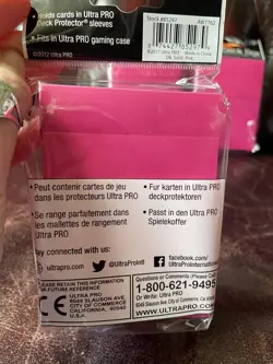 Ultra PRO Deck Box pink & clear, Pokemon YuGiOh MTG TCG | Fits 80 Sleeved Cards - Image 3