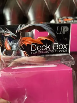 Ultra PRO Deck Box pink & clear, Pokemon YuGiOh MTG TCG | Fits 80 Sleeved Cards - Image 4