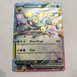 Pokemon TCG Umbreon EX 060/131 Double Rare Holo Card Prismatic Evolutions - Image 1