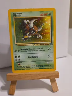 Pinsir Holo Rare Jungle 09/64 Pokemon Card English 1999 LP - Image 1