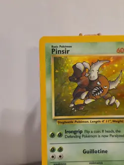 Pinsir Holo Rare Jungle 09/64 Pokemon Card English 1999 LP - Image 2