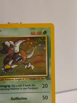 Pinsir Holo Rare Jungle 09/64 Pokemon Card English 1999 LP - Image 3