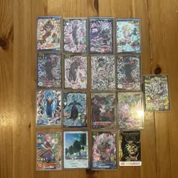 Dragon Ball Trading Cards Goku Vegeta Holo 20 Card Set Good - Image 1