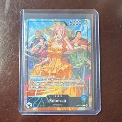 One Piece CCG Rebecca Leader OP15-039 5000 Power English Card - Image 1