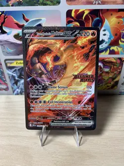 Pokemon TCG Team Rockets Moltres EX Destined Rivals Card 229/182 Stamped NM+🔥 - Image 1